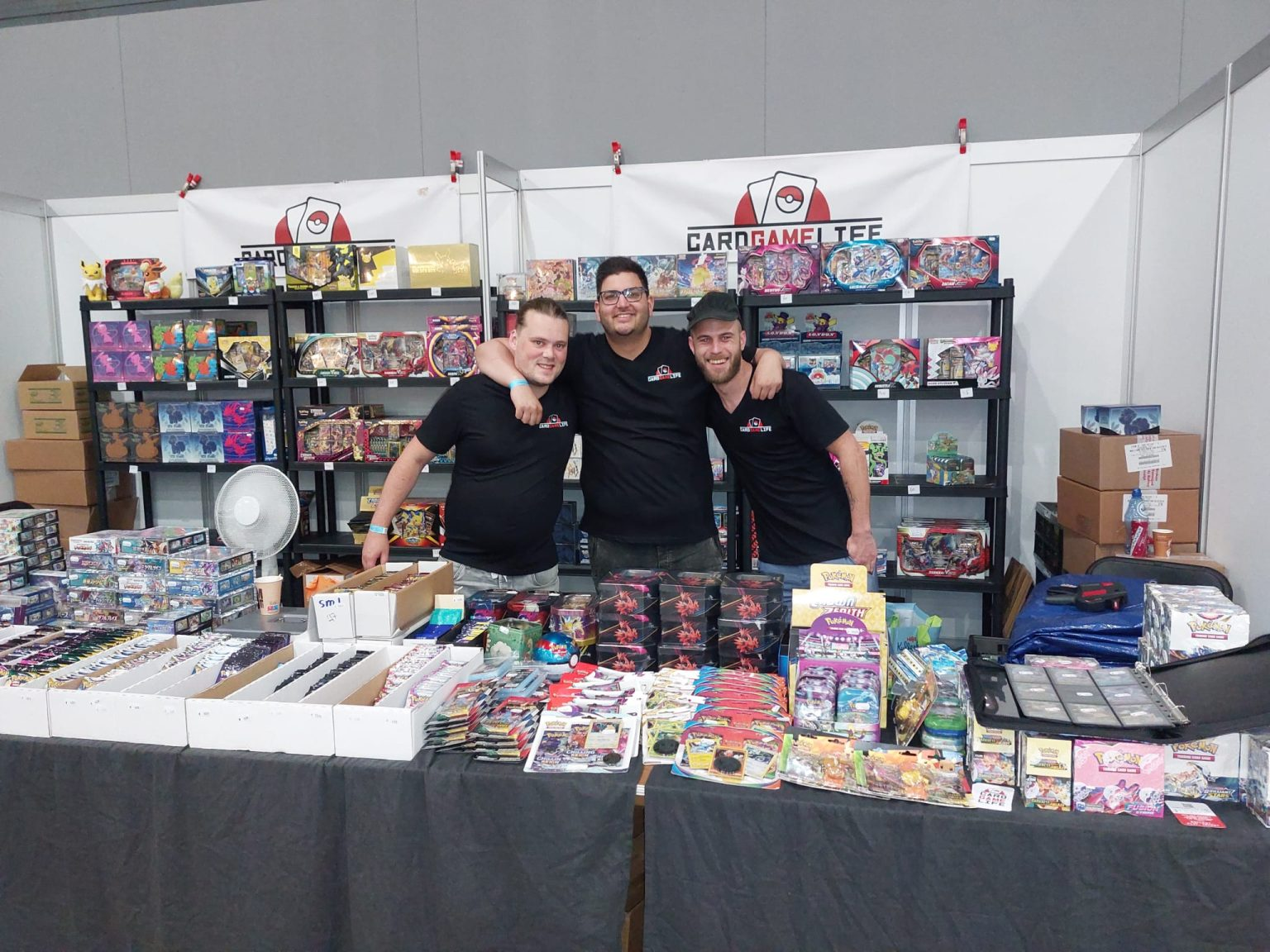Cardgamelife at a trade show
